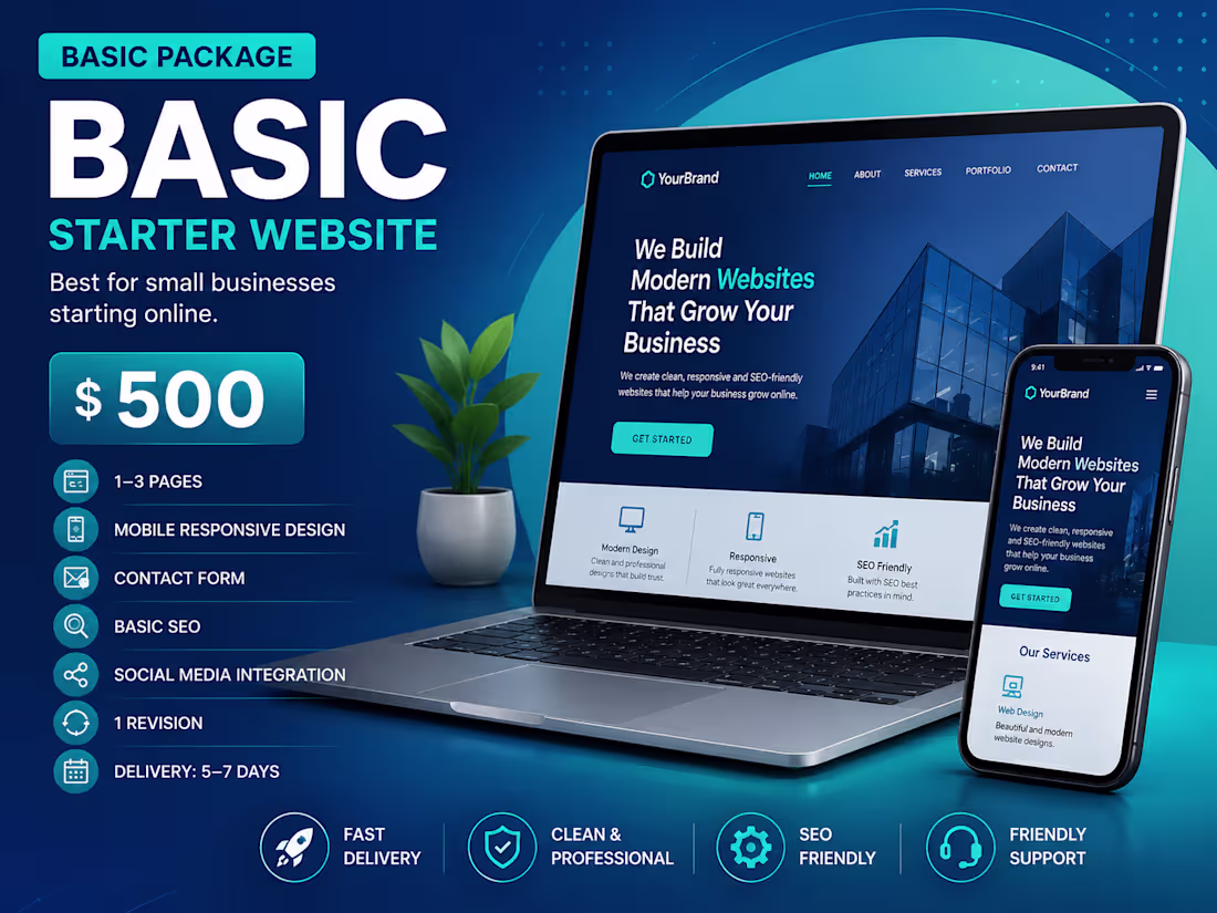 Cover image for BASIC PACKAGE — Starter Website