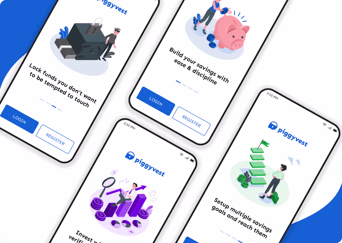 Cover image for Piggyvest Savings Mobile App Redesign