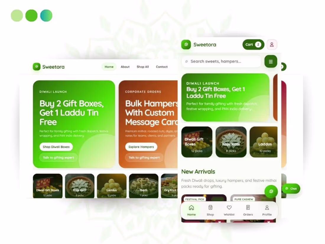 Cover image for Indian sweet stores are witnessing