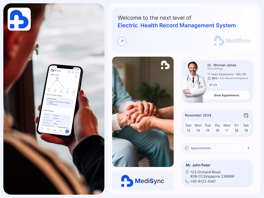 Cover image for Electronic Health Record Management Sysytem App