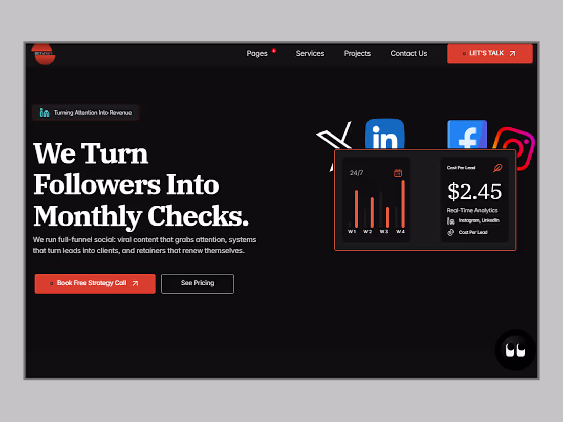 Cover image for A next Framer template, built for creators, agencies and gro...
