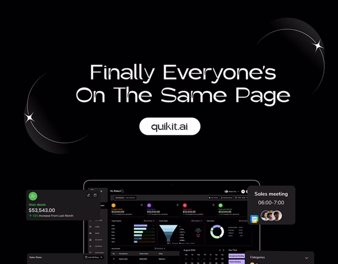 Cover image for Quikit SaaS Product :: Behance