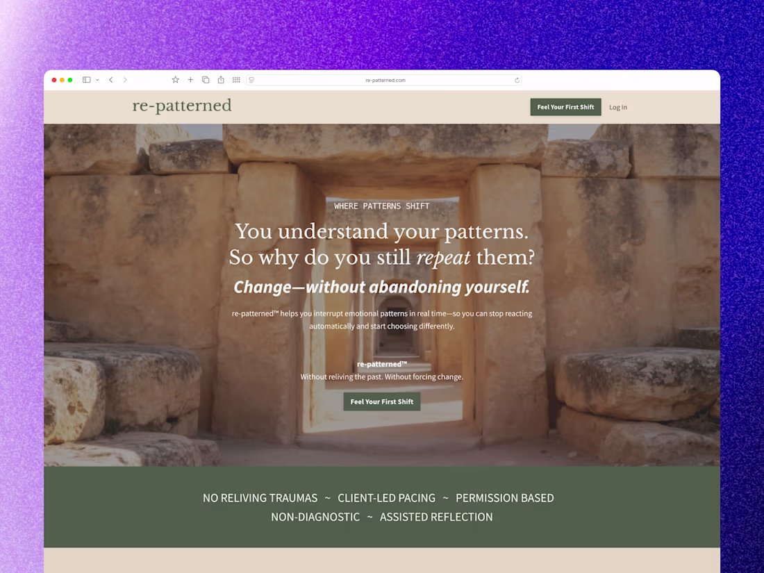 Cover image for Kajabi Website Build — re-patterned