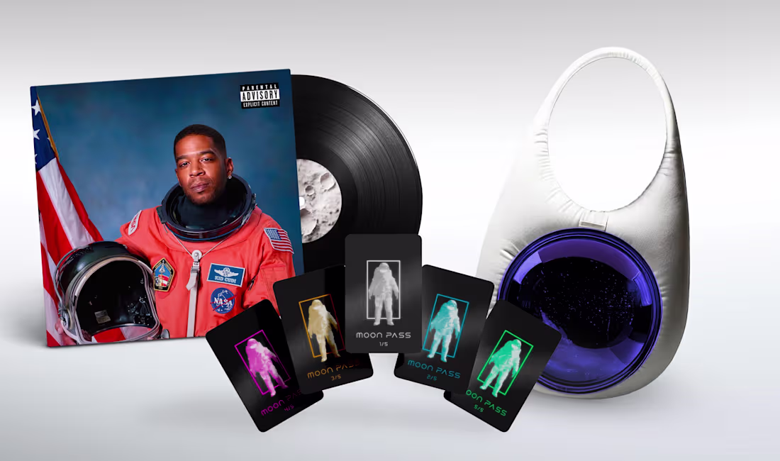 Cover image for Man on the Moon, Kid Cudi × Coperni