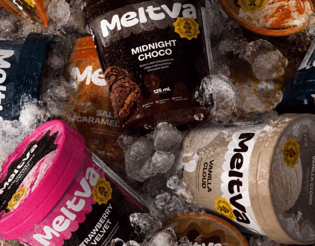 Cover image for Brand Identity and Strategy for Meltva Ice Cream