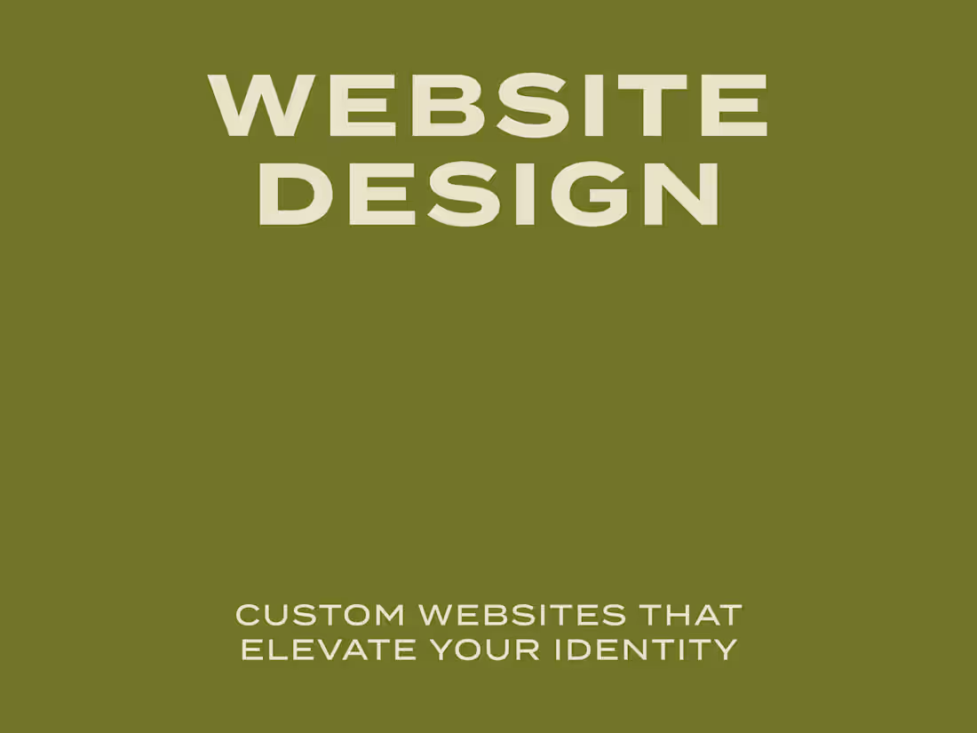 Cover image for Website Design