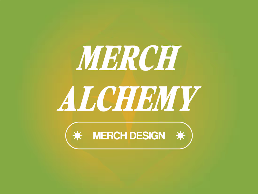 Cover image for Merch Alchemy 🧪🧶
