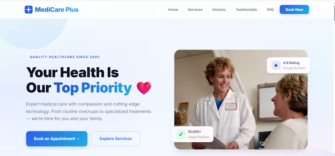 Cover image for MediCare Plus is a full-featured