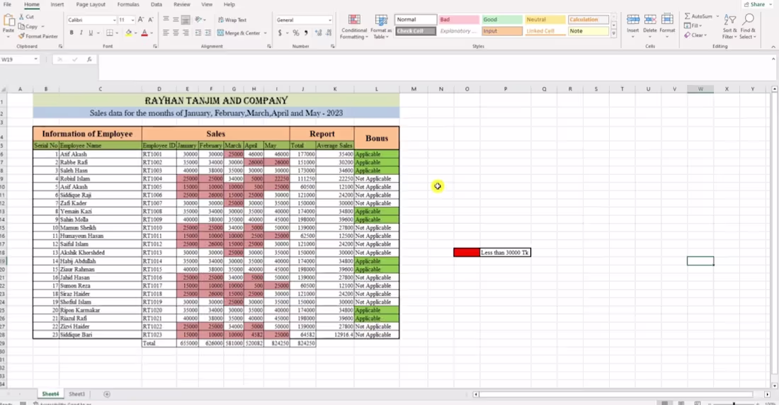 Cover image for My Microsoft Excel work...