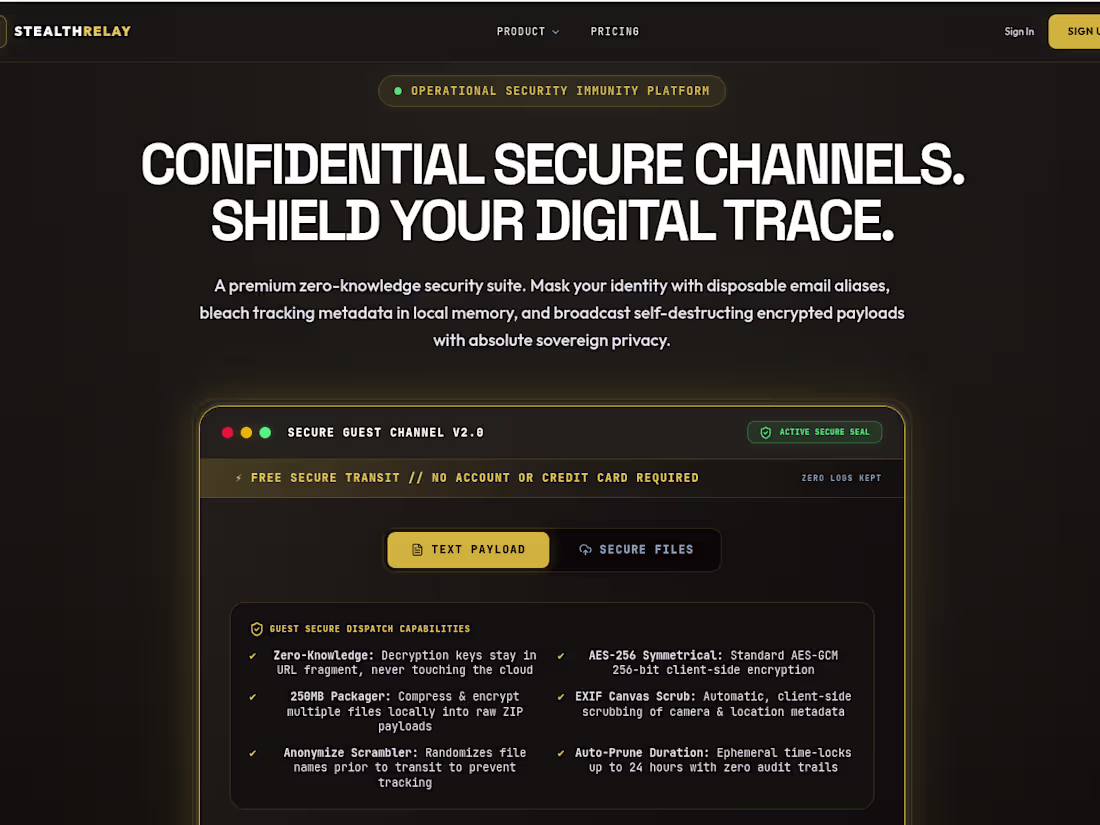 Cover image for Premium Zero-Trust Ephemeral Sharing and