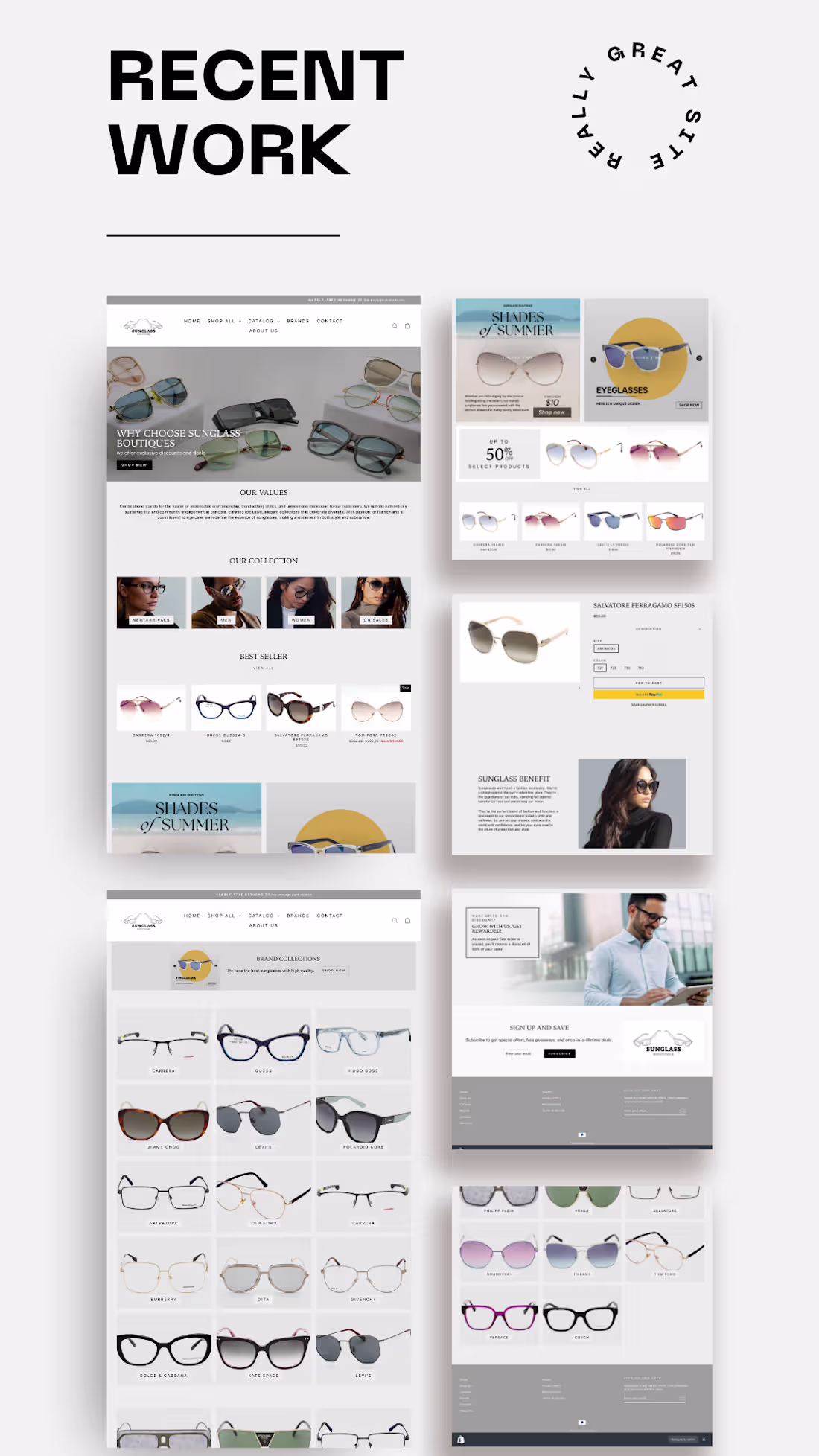 Cover image for Shopify Store Design for past