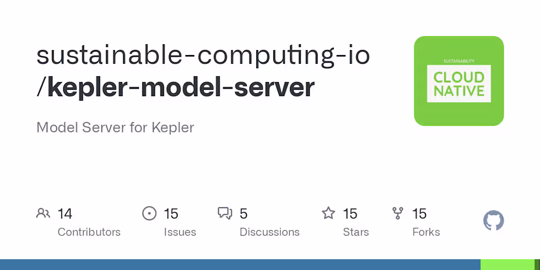 Cover image for sustainable-computing-io/kepler-model-server