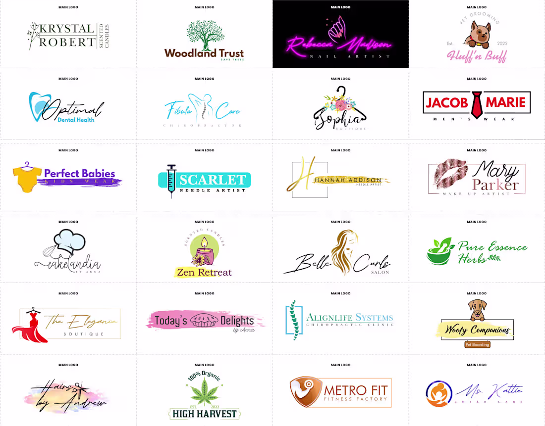 Cover image for Premade Logofolio (Premade Logo Design Portfolio)