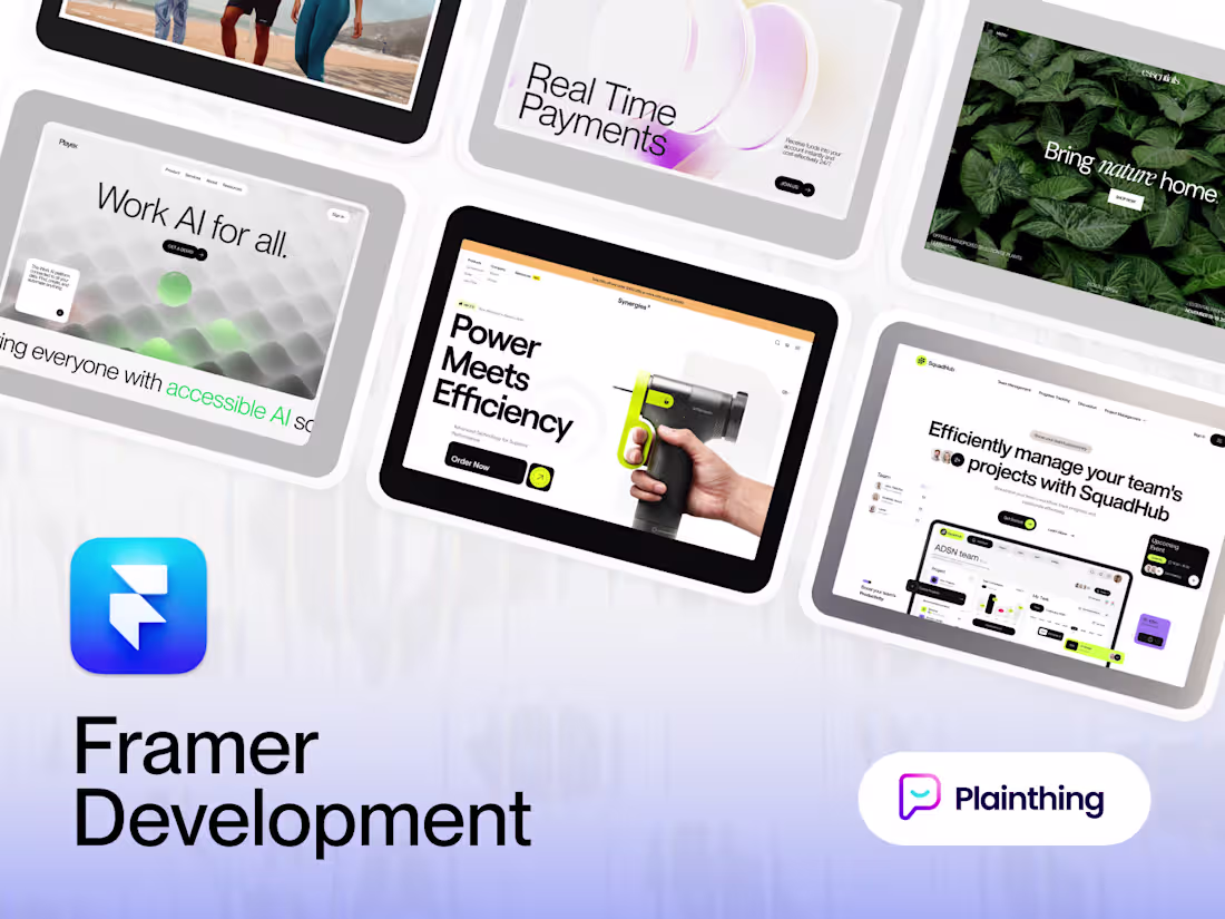 Cover image for Framer Development