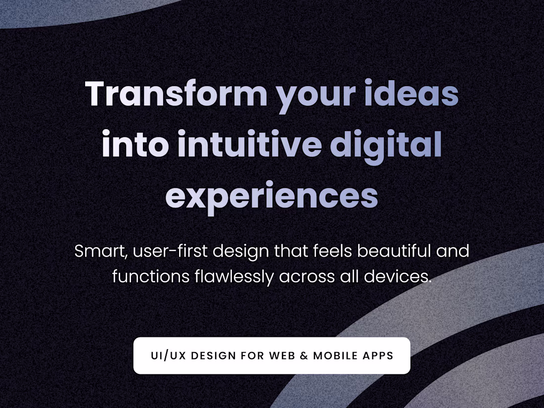 Cover image for UI/UX Design for Web & Mobile Apps