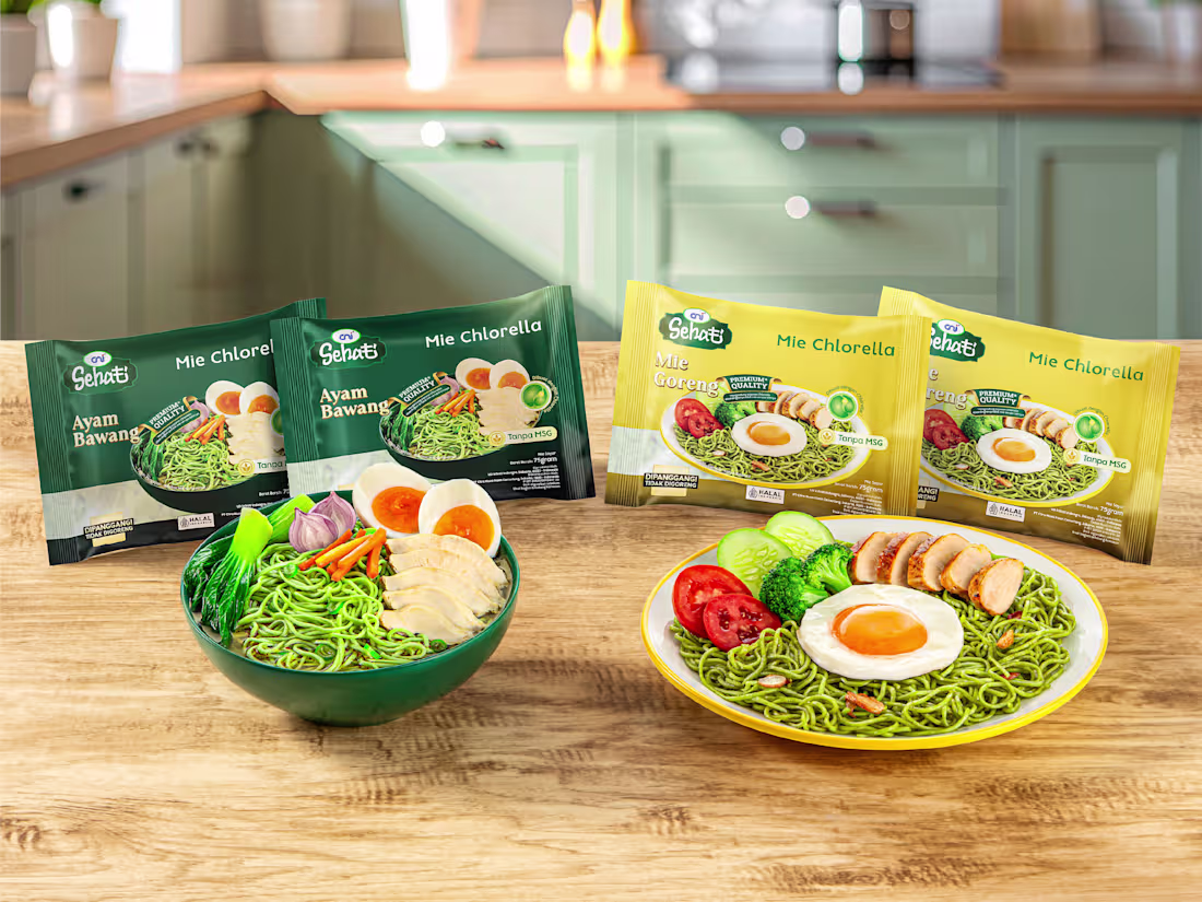 Cover image for Mie Sehati 1st Healthy Noodle with Chlorella