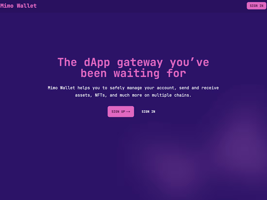 Cover image for Mimo Wallet