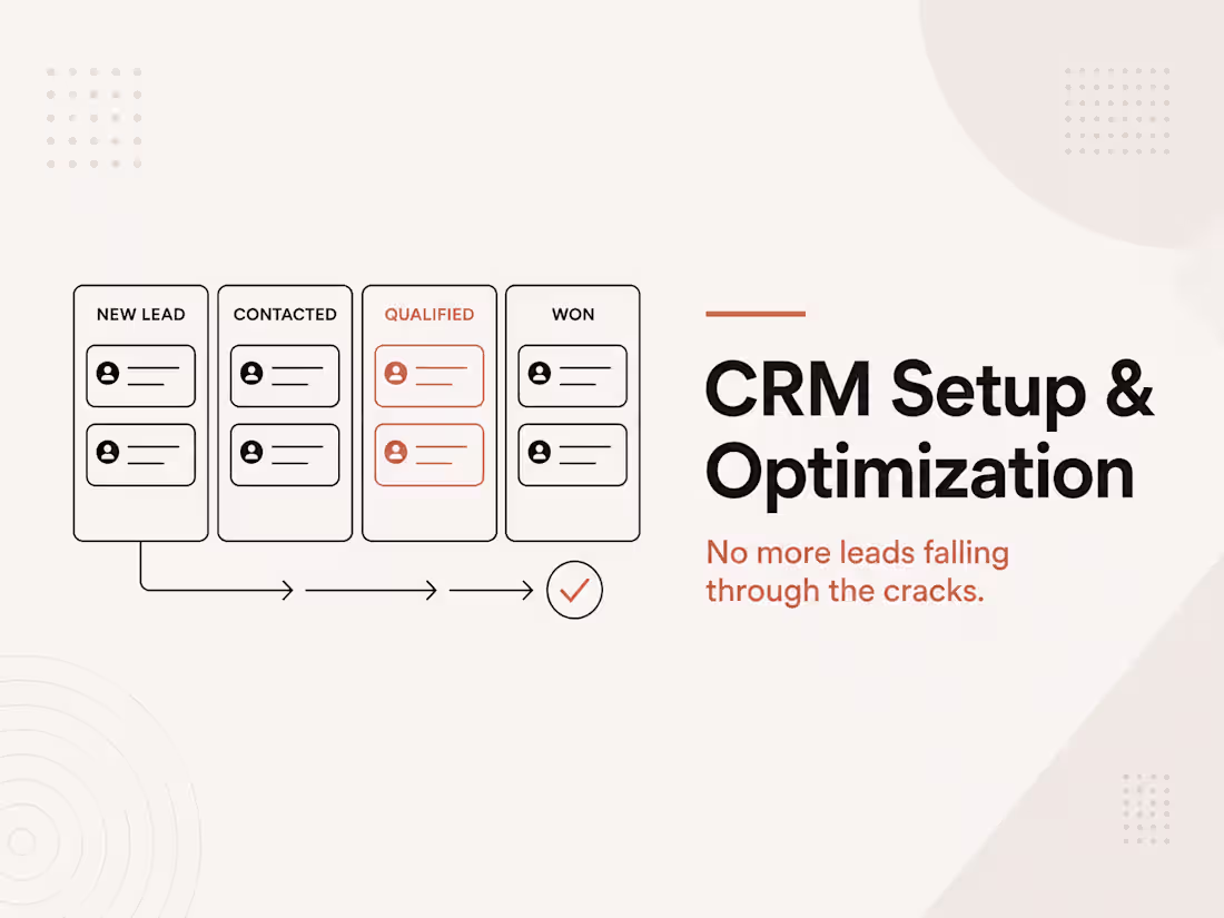Cover image for CRM Setup & Optimization
