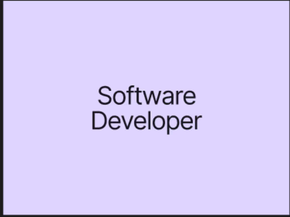 Cover image for Software Developer