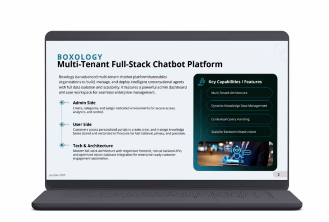Cover image for A scalable multi-tenant chatbot platform
