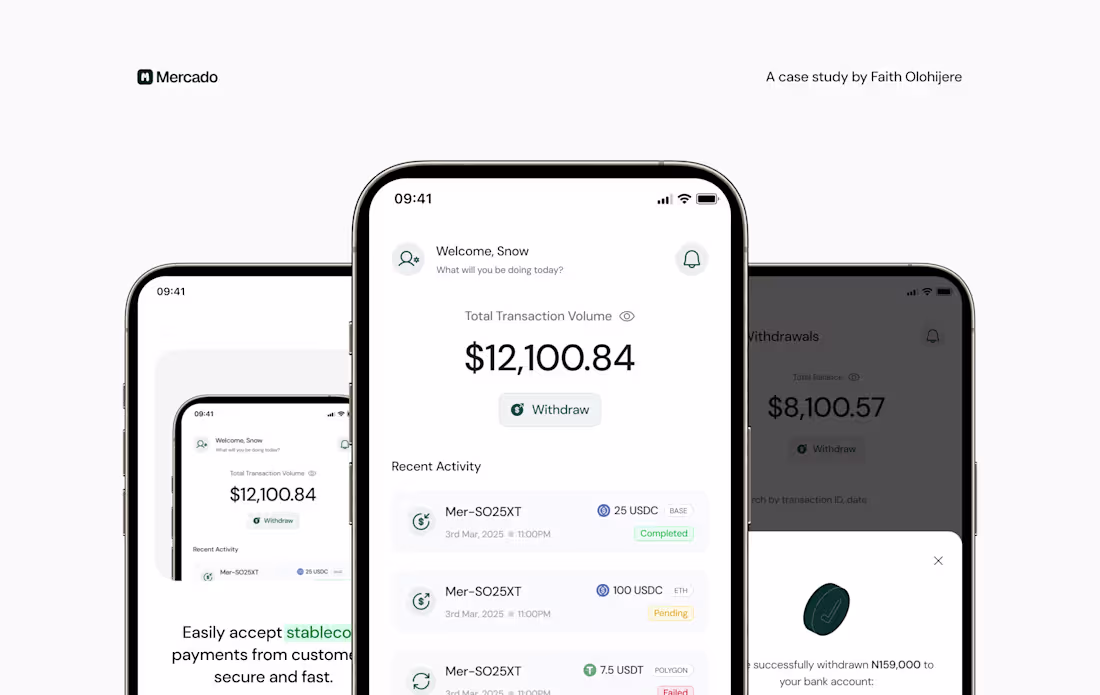 Cover image for Mercado Mobile App Design