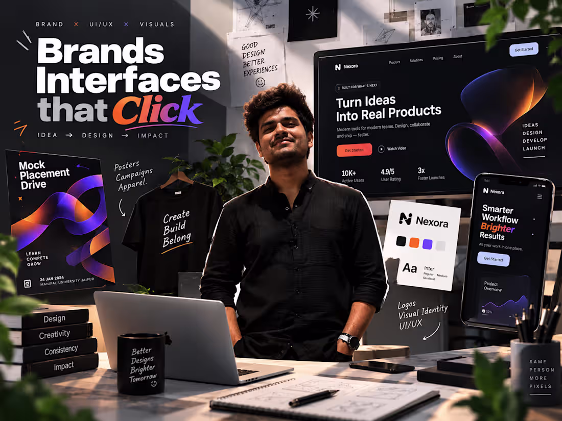 Cover image for Brand Identity & UI/UX Design