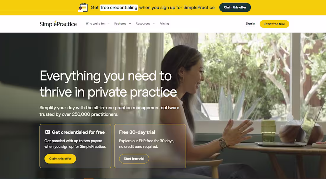 Cover image for Full-stack Development for SimplePractice