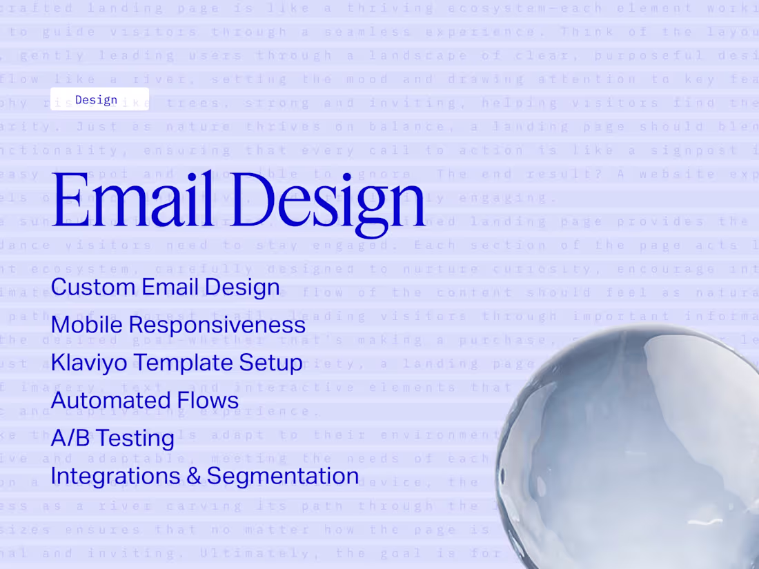 Cover image for Email Design