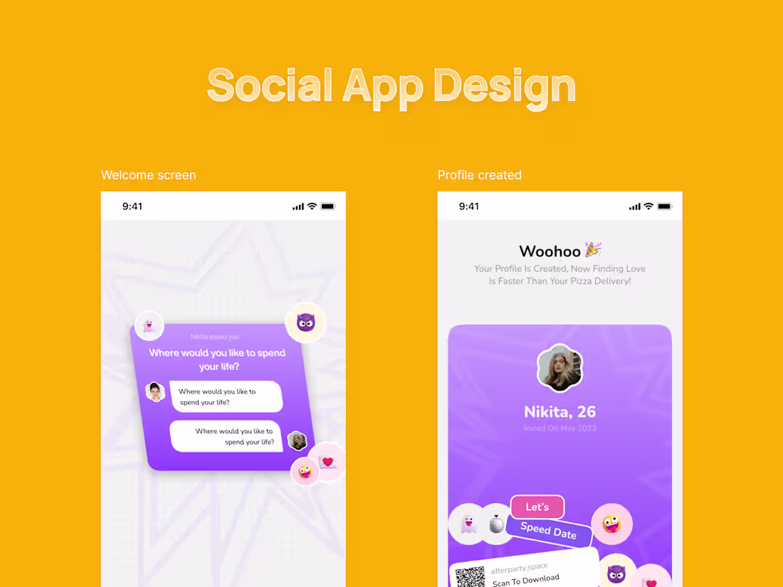 Cover image for After Party: A social app designed for unfiltered fun.