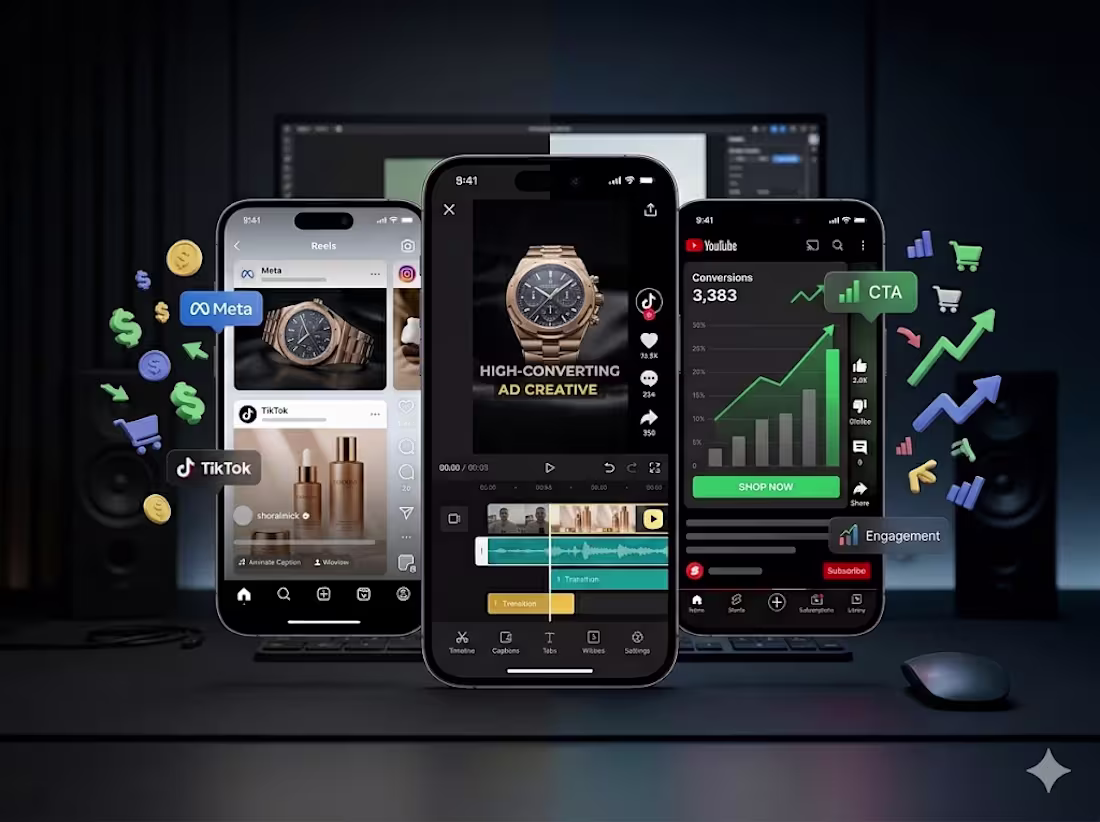 Cover image for High-Converting Video Ads for Meta, TikTok & YouTube