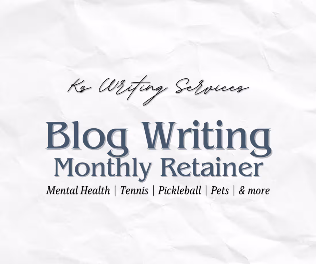 Cover image for Blogs & Articles - Monthly Package