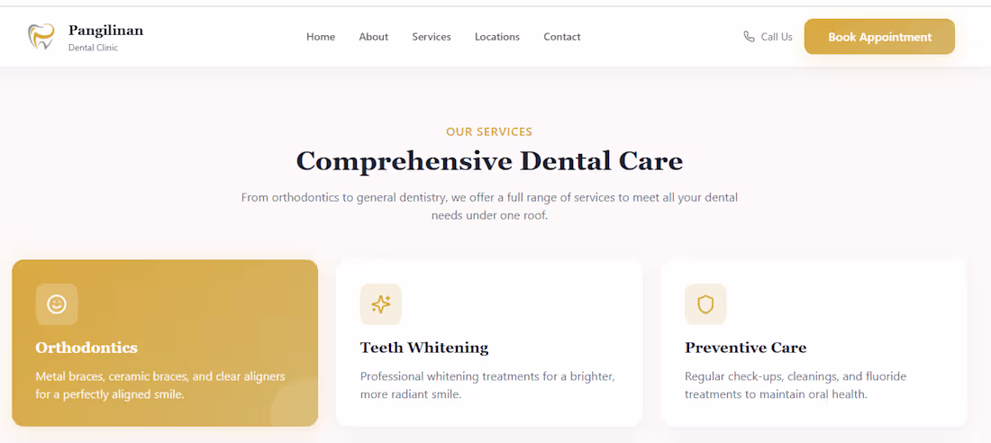 Cover image for Book. Click. Smile. A simple dental clinic website designed ...