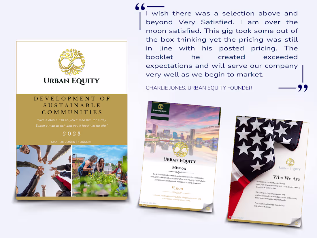Cover image for Urban Equity Real Estate Business Plan