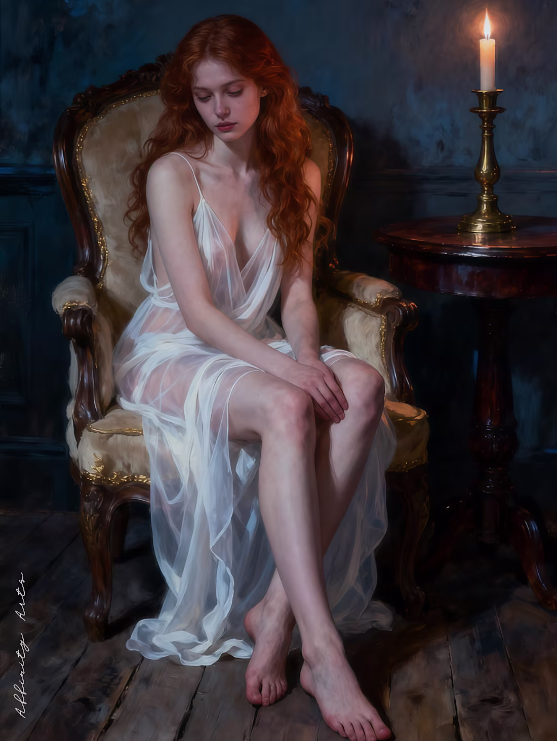 Cover image for "Evening Grace" — Classical Portrait