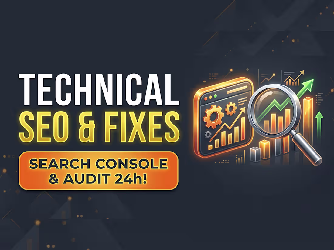 Cover image for Technical SEO Audit & Troubleshooting in 24h