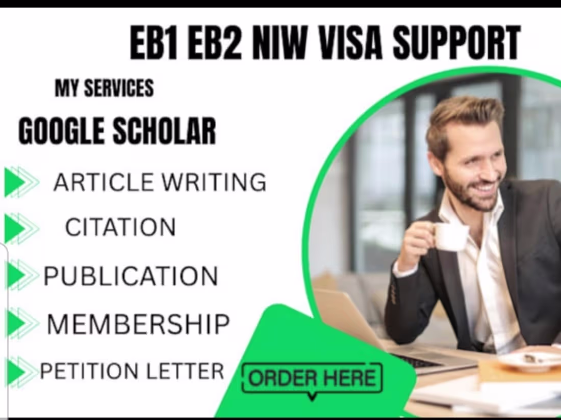 Cover image for EB1A: 100 USCIS-Safe Citations + 1 Scopus Paper – 10 Days ($450)