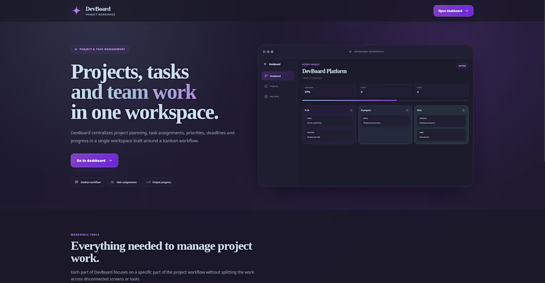 Cover image for Devboard