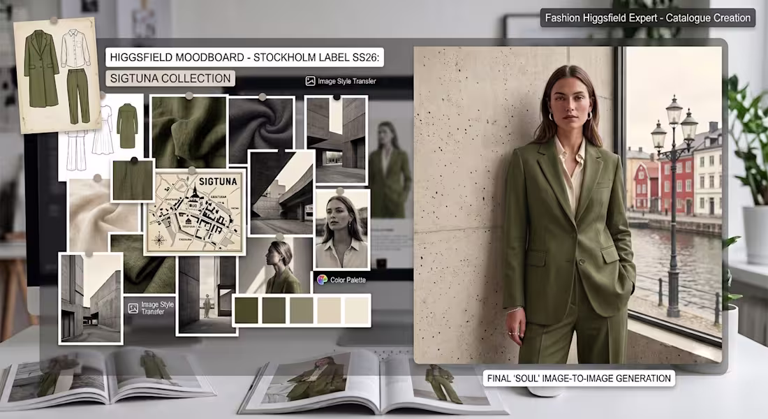 Cover image for End-to-end AI fashion workflow for