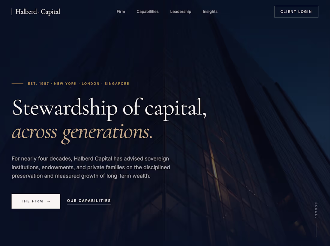 Cover image for Premium Financial Services Website Development