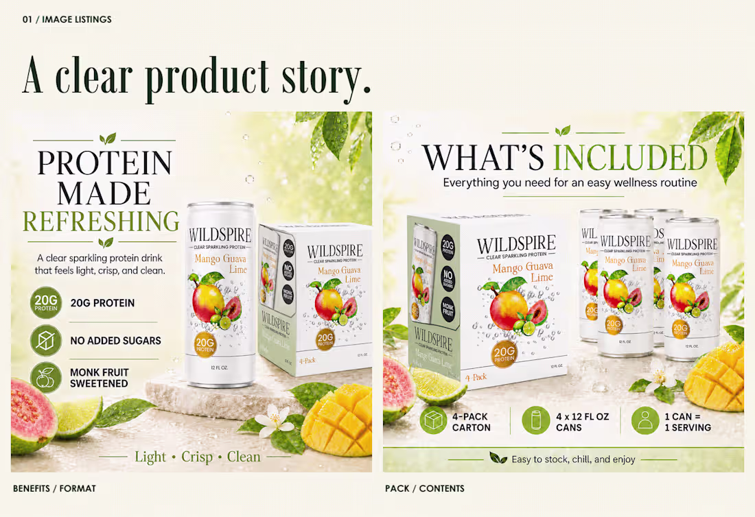 Cover image for Amazon Listing Image Design — 7 Images