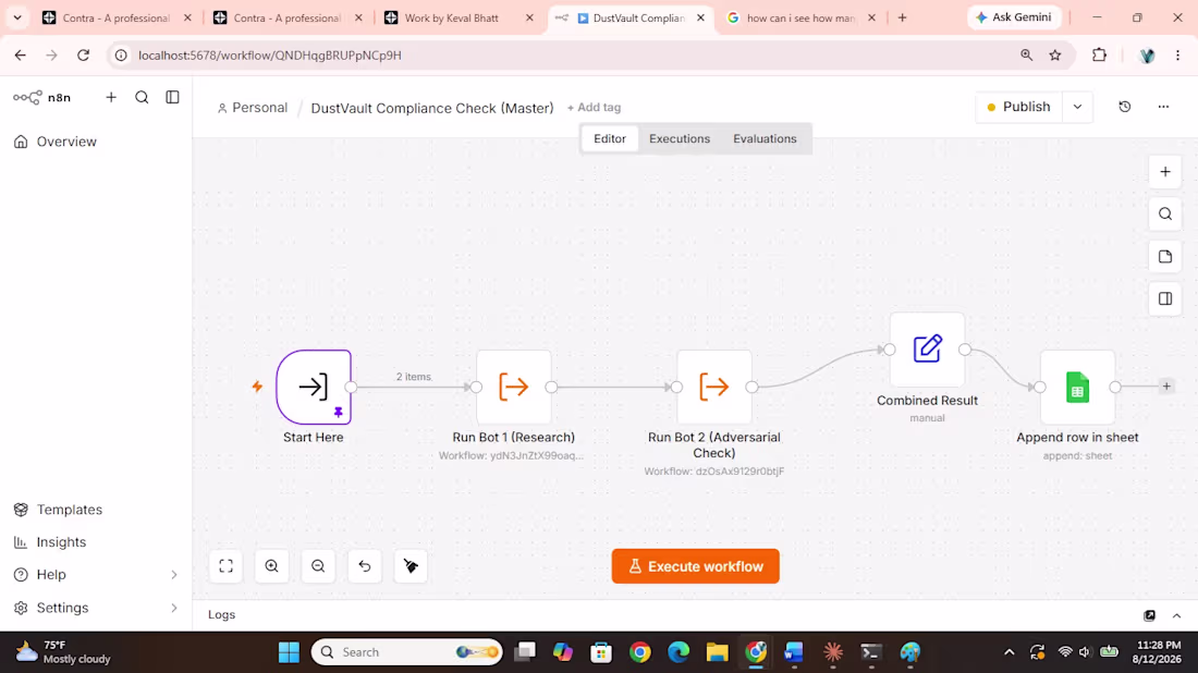 Cover image for DustVault's core compliance engine —
