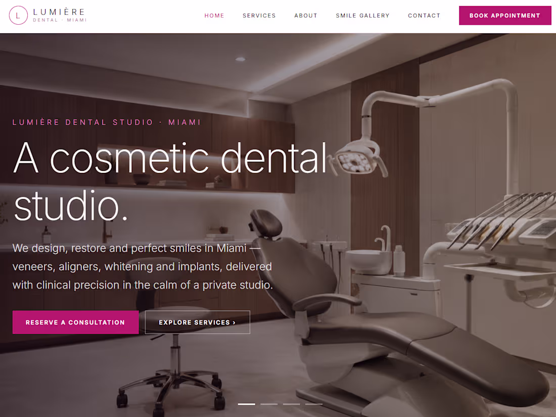 Cover image for Designed a full website for