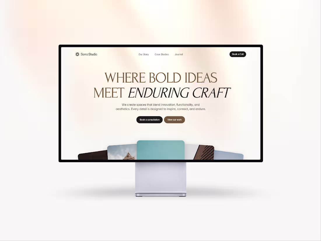 Cover image for Serra · Architecture Studio Template
Serra is a