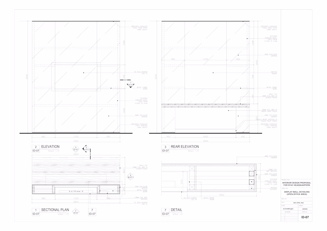 Cover image for DISPLAY UNIT SECTION DETAILING
