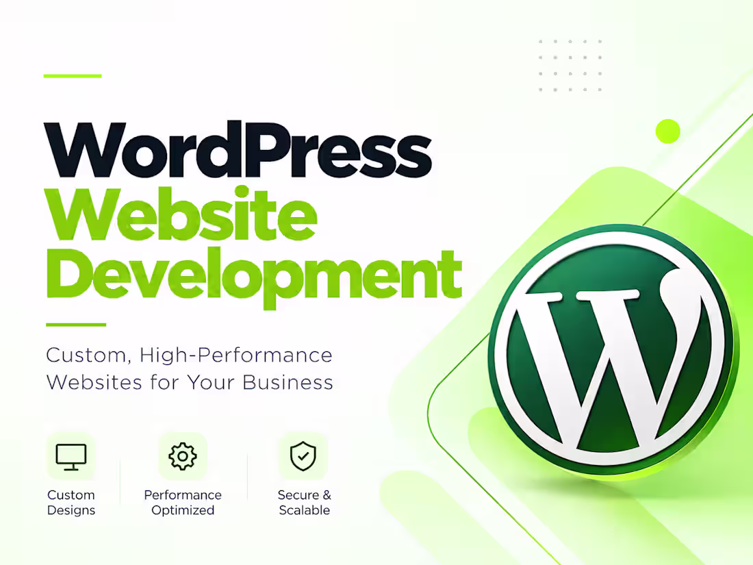 Cover image for WordPress Web Development
