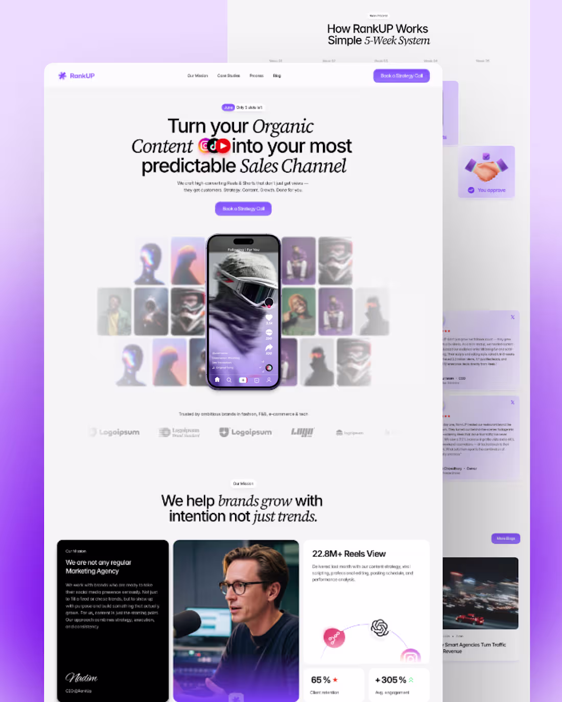 Cover image for Content Marketing Agency Site