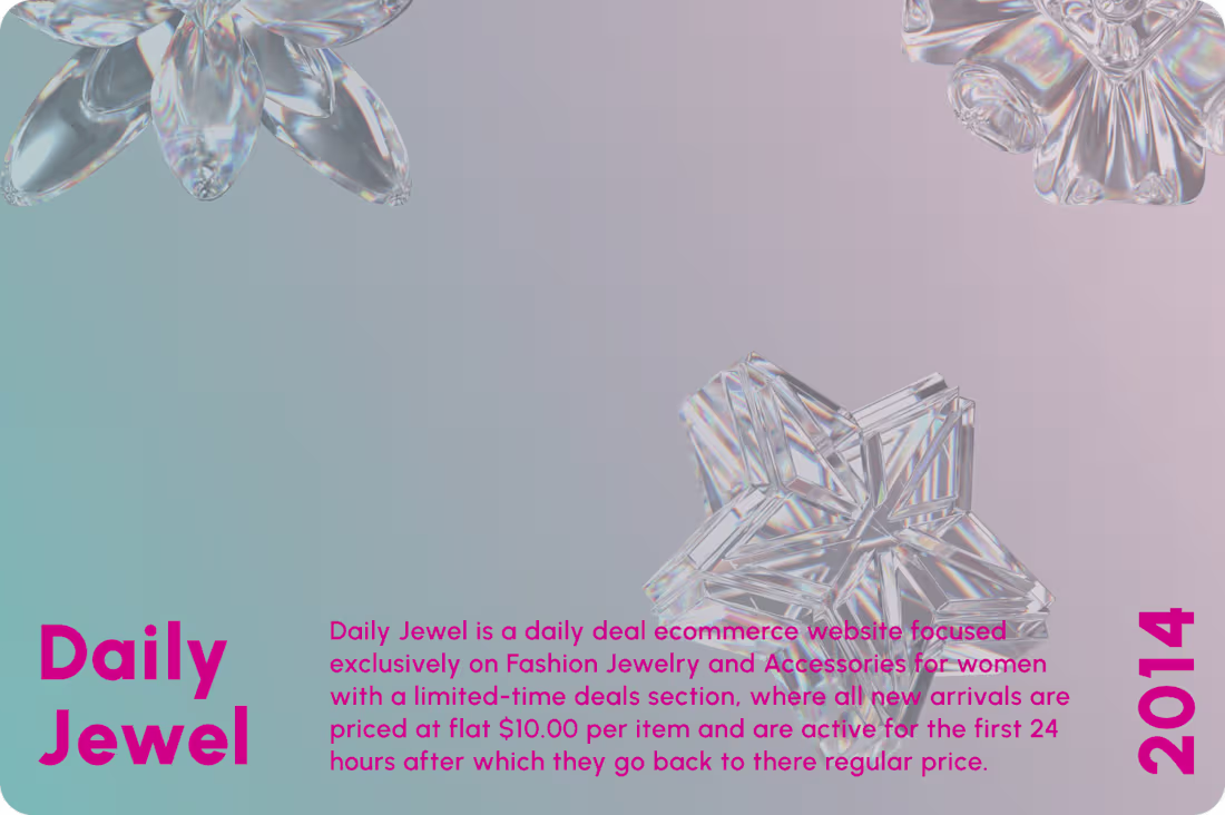 Cover image for Daily Jewel Magento Store [2014]