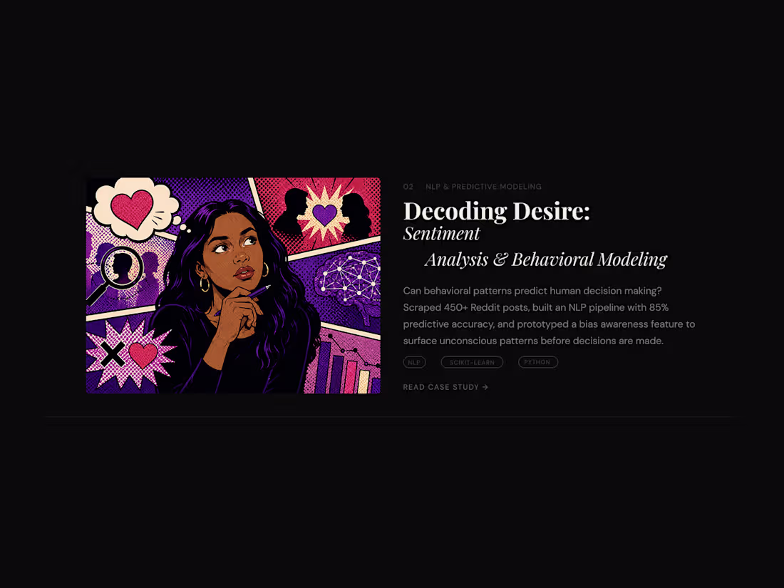 Cover image for Project Card - Dark Editorial Component