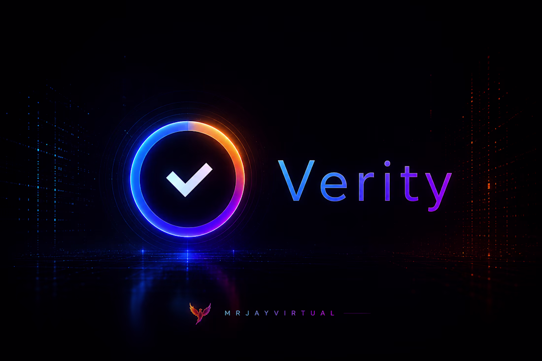 Cover image for Verity is an AI-assisted text