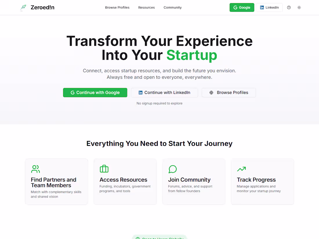 Cover image for Startup Networking Platform Development